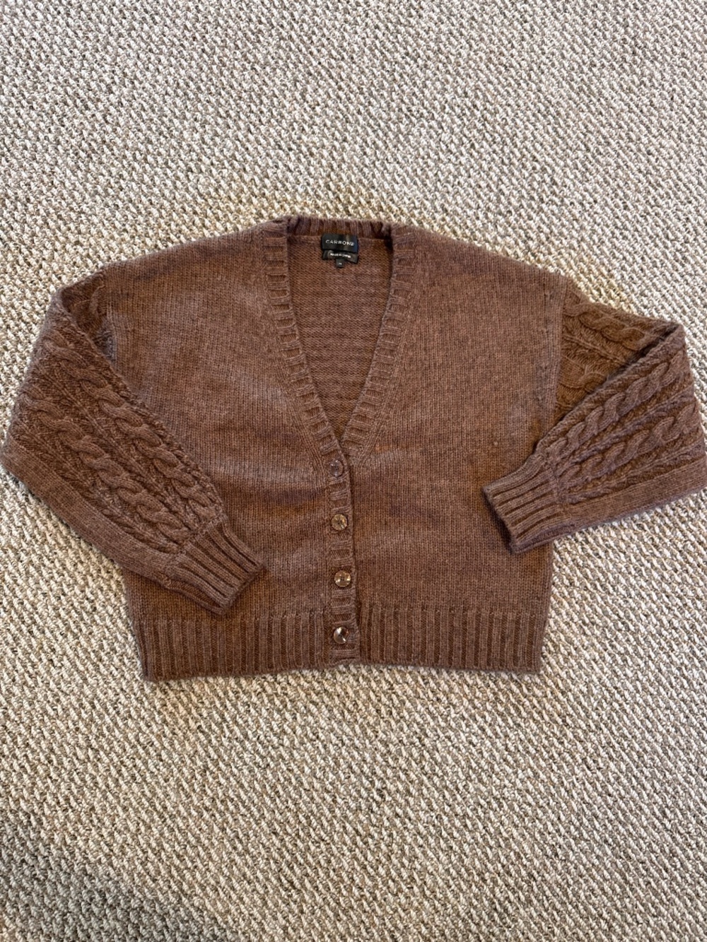 Carbon38 brown cardigan